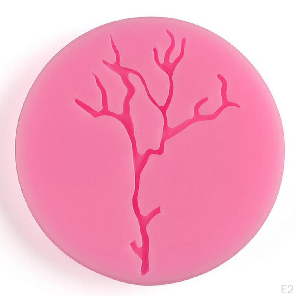 Silicone Fondant Cake Mould Halloween Party Decoration Tool Tree Branch Chocolate Mold
