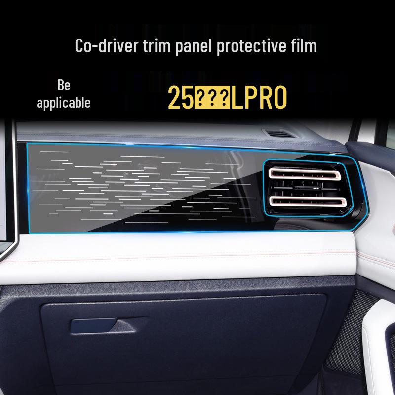 25 Volkswagen Tiguan L Navigation Tempered Film, Center Console Screen, Instrument Protection Sticker for New Energy Cars
