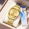 Local Gold Men's and Women's Quartz Watches, Business Steel Band Watches, Waterproof Watches, Couples' Watches