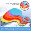 Snow Sled Sledge Sand Sliding Sled Large Winter Toy Skiing Board Downhill Sled Snow Luge For Kids Adults Boys Girls