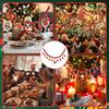 Yousheng Christmas Bead Garland Merry Christmas Holiday Bunting Garland Vintage Enamel Bead Decoration for Home Tree Decor