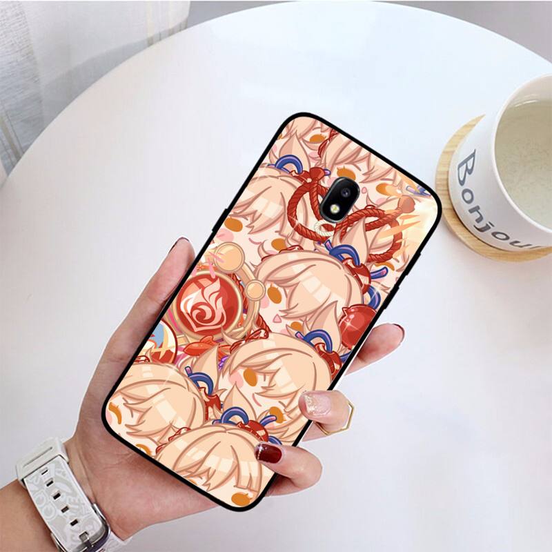 Genshin Impact Anime Cute Phone Case For Samsung Galaxy J7 PRIME J2Pro2018 J4 Plus J5 PRIME J6 J7 Duo Neo J737 J8