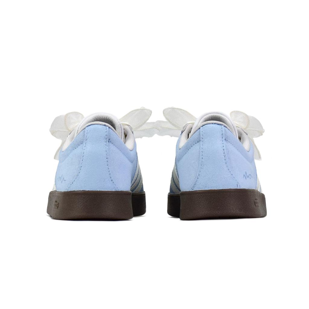 Adidas VL COURT 2.0 Low top Skateboard Shoes Unisex Light Blue HQ1802(Team462-)