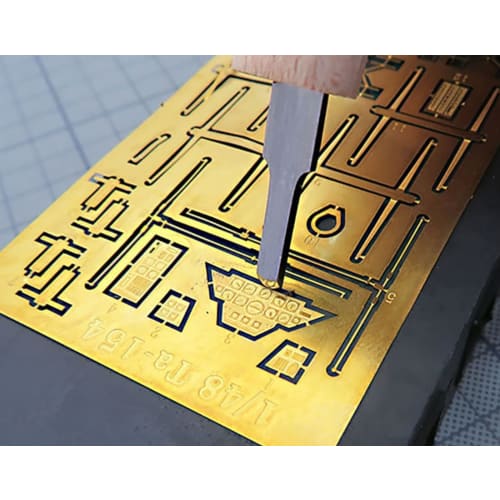 Shimomura Alec "Shokunin Katagi" R Single-Edged Cutter for Separating Etched Parts, E-Cutter M3, Plastic Model Tool, AL-K226