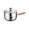 Hanyou 316L Stainless Steel Yukihira Soup Pot with Wooden Handle