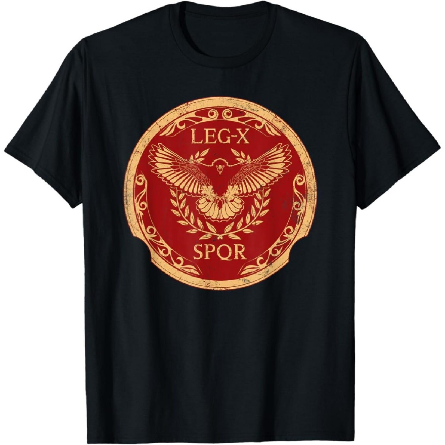 SPQR 10th Legion Roman Eagle T-Shirt S