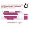 Xiaomi For Logitech Mechanical Keyboard G915\G913 G815\G813\TKL Series Large Set of Backlit Replacement Keycaps Textured Non-Slip
