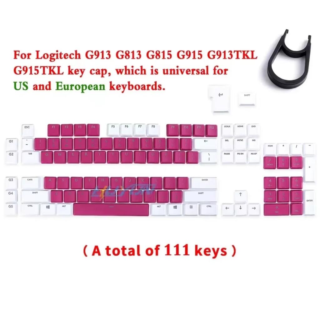 Xiaomi For Logitech Mechanical Keyboard G915\G913 G815\G813\TKL Series Large Set of Backlit Replacement Keycaps Textured Non-Slip