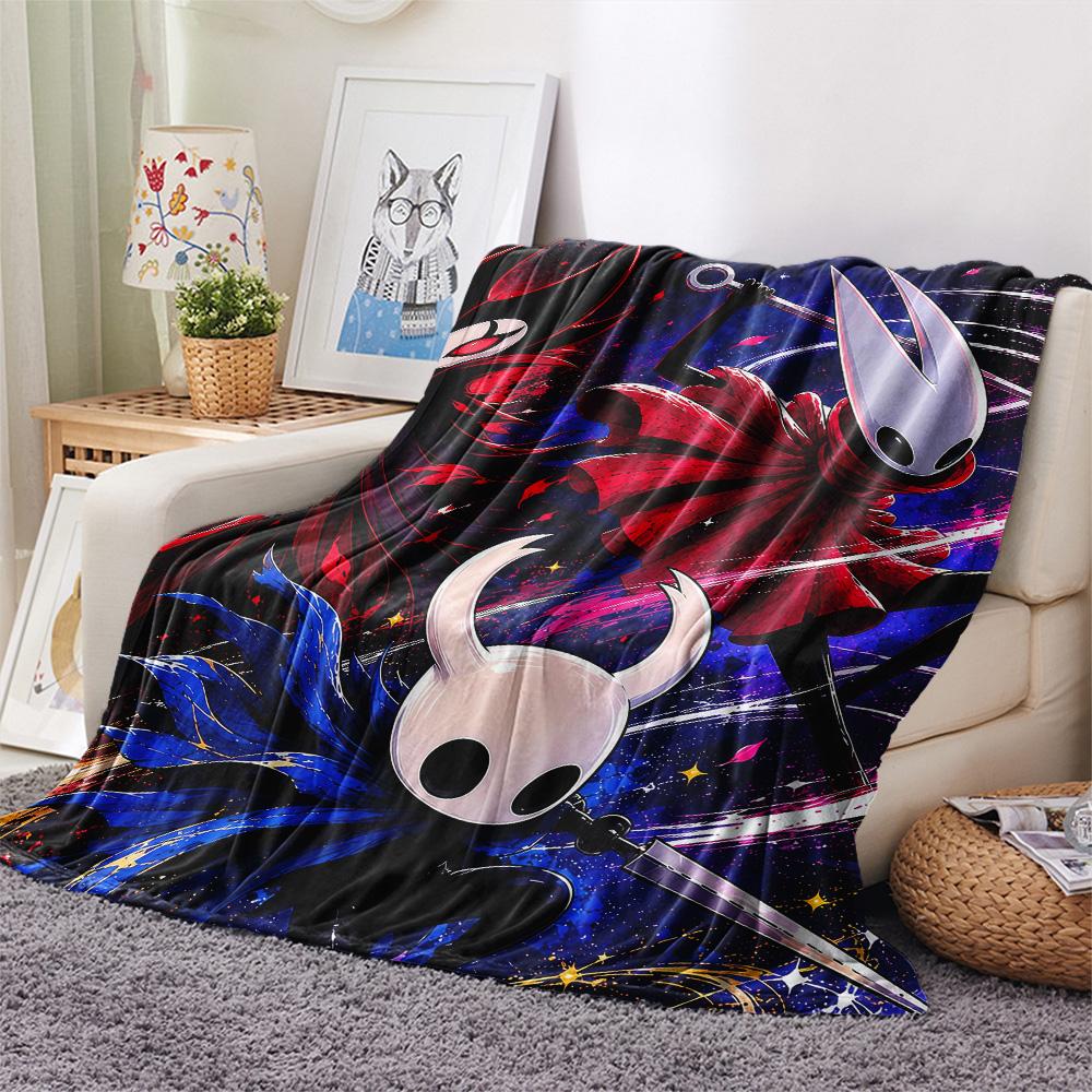 Hollow Knight Flannel Blanket, High Quality Comfortable for All Seasons, Home Decor, Warmth and Comfort