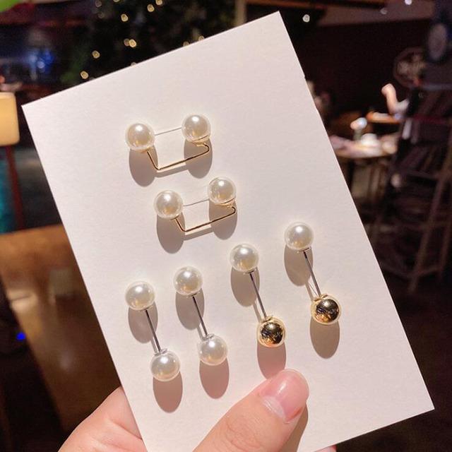 Pin Brooch Set Big Beads Stylish Stylish Clothing Brooches Pearl Lapel Pin Sweater Dress Pin Brooch Pins Badge Women Buckle AccessoriesFashion Jewelry