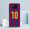 FootBall SuperStar Number C 7 10 Phone Case For Xiaomi Poco F7 Ultra X5 X6 X7 Pro M7 Redmi 15C 15 13C 13 12C 12 10C 10 10A 9 9C