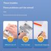 Thermal Paper Eraser, Privacy Stamp for Thermal Paper, 2 in 1 Redaction Roller with Mini Cutter, 10ml Fast Dry Label Hider for Shipping Receipts Bills