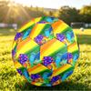 Size 5 Football Numberblocks Pattern, Wear‑Resistant Soccer Ball for Match Training Daily Sports Play