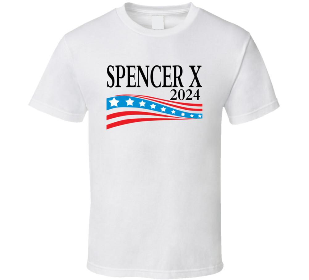

Spencer X For President 2024 T Shirt Mens Womens Tees Top 2XL