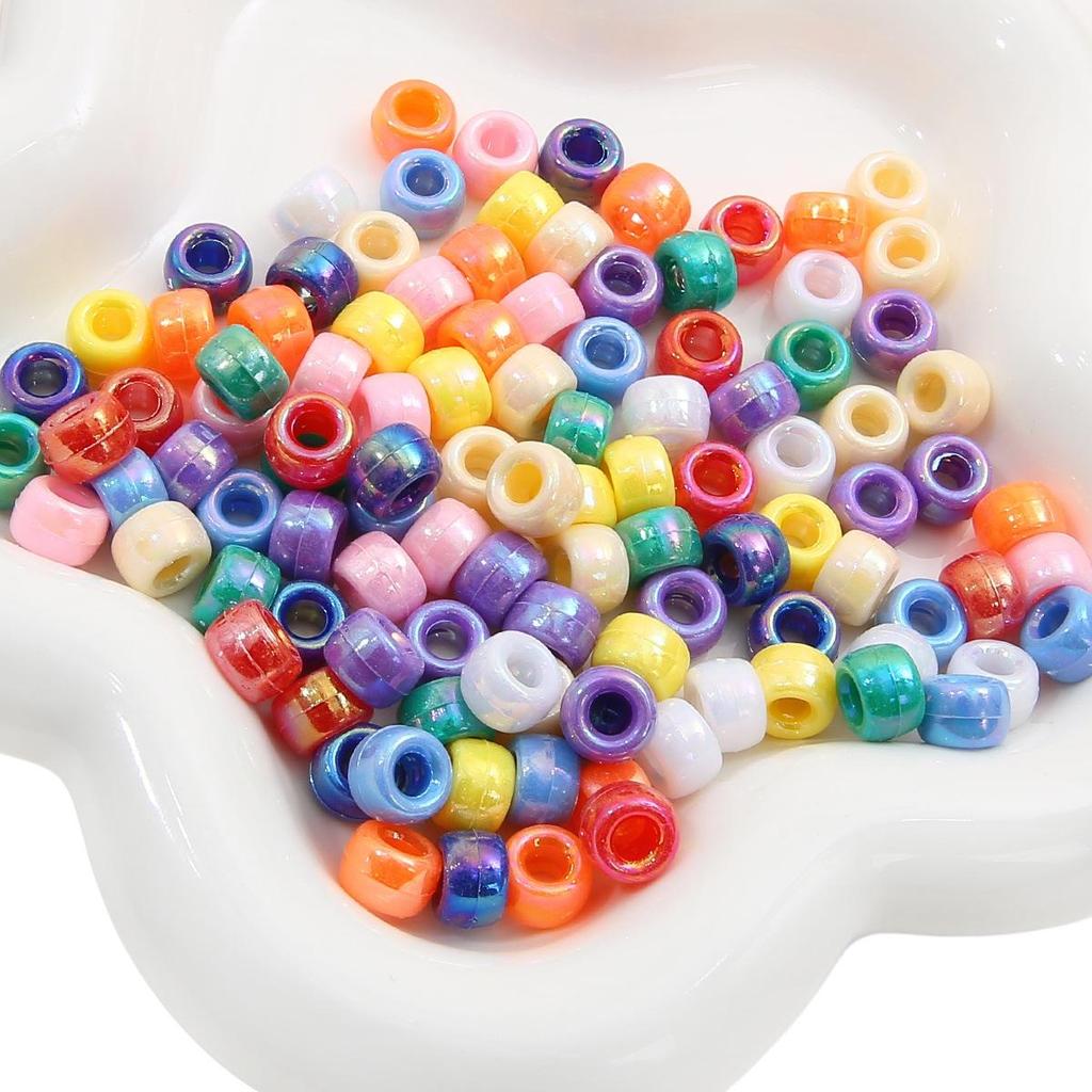 Wiosenne akcesoria z koralików DIY: Duże Akrylowe Beczki i Koraliki Ryżowe na Bransoletki i Naszyjniki