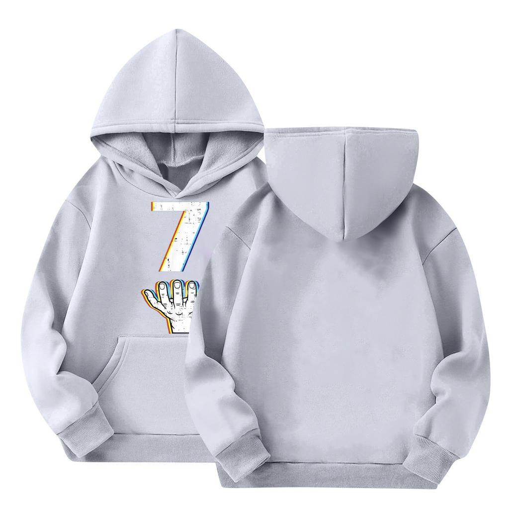 Cute Hoodies For Teen Children Trendy Preppy Hooded Sweatshirts Oversized Long Sleeve Shirts Clothes For Children
