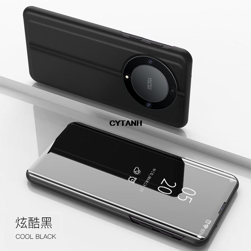 Honor X9D 5G Case Clear View Mirror Flip Stand Phone Case For Huawei Honor X 9 D X70 Shockproof Back Cover Foreign version shell