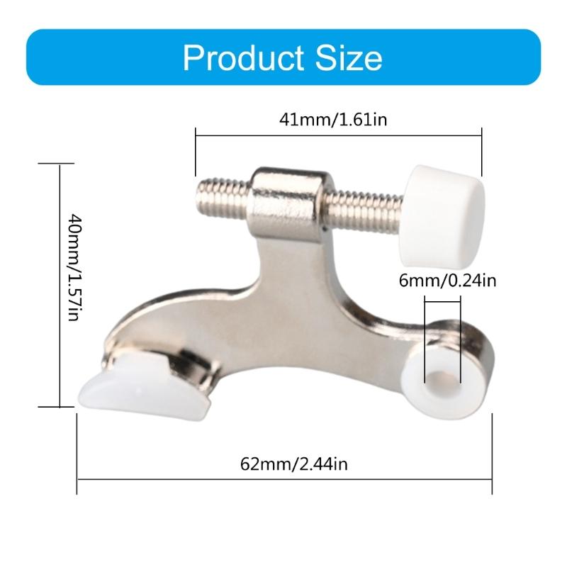 Corrosion Resistant Door Hinges Enhances Thickness Door Hinge Top Elegant Door Stoppers Upgrades for Secure Mounting