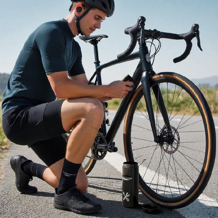 Strong Construction Tool Organizers for Mountain Biking Hiking Quick Releases Waterproof Cycling Bike Repair Canister