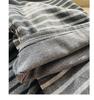 2025 Spring European Style Striped Wide-Leg Plus Size Women's Casual Floor-Length Pants