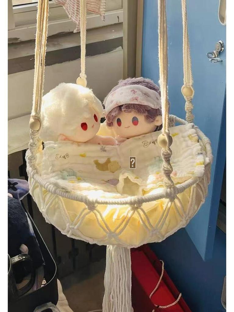 Bohemian Hand-Woven Cat Hammock Bed