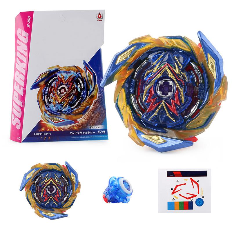 Premium Alloy B163d Burst Top Toy With Dual Launcher And Stunning Fire Design