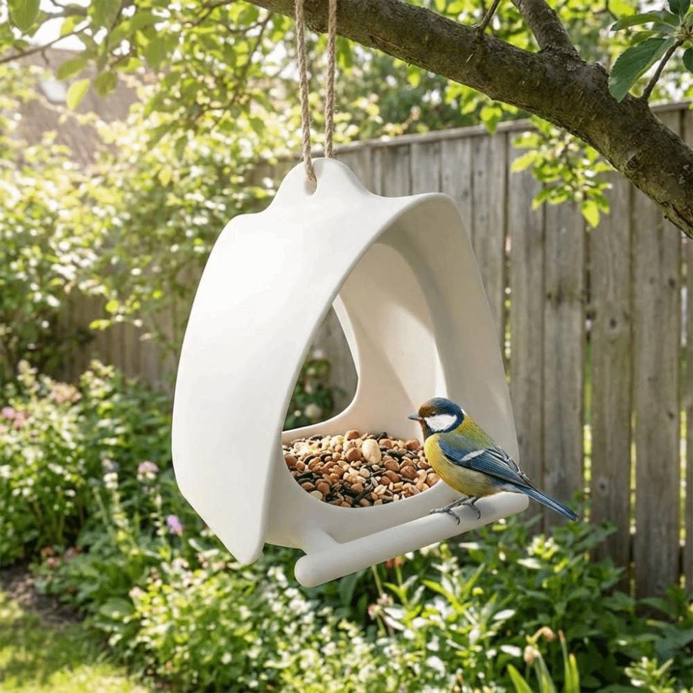 3D Printing Bird Feeding Station Rain-Resistant Bird Food Container Bird House  Outside Garden