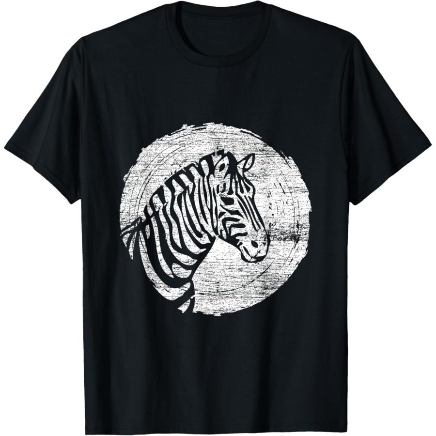 

Vintage Zebra T-Shirt XXXXXL чорний