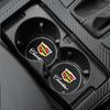 For Toyota Land 2pcs Silicon Car Cup Coasters Anti-slip Mats for Cadillac Escalade GT4 XT4 ATS XT5 CTS SRX XTS ELR BLS STS XLR EXT CT4 Styling