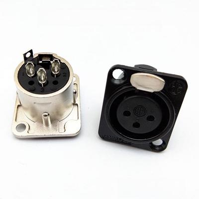 HF3-Core Metal XLR Female Panel Mount Audio Socket