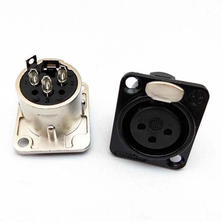 

HF3-Core Metal XLR Female аудиоразъем для монтажа на панель чёрный