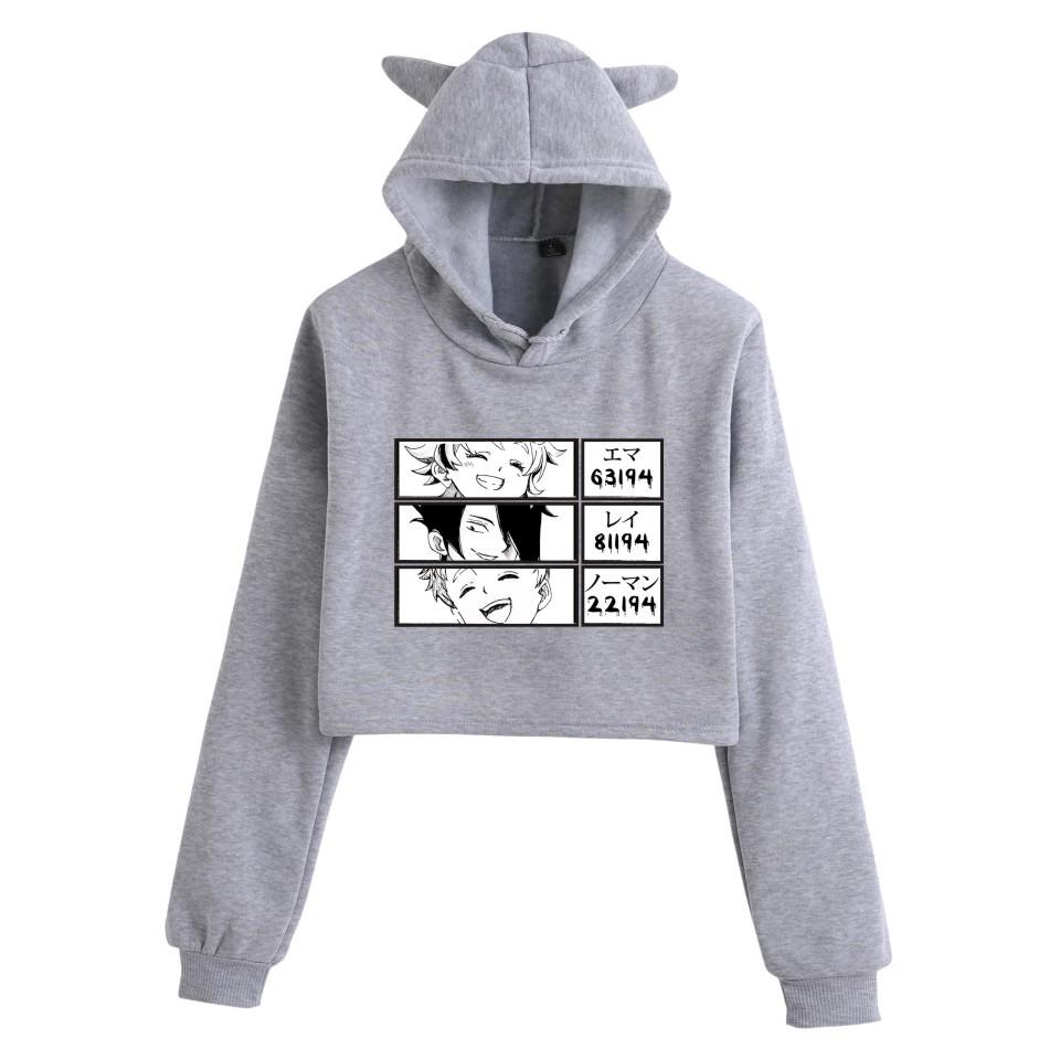 Anime "The Promised Neverland" Women's Hooded Long Sleeve Hoodie