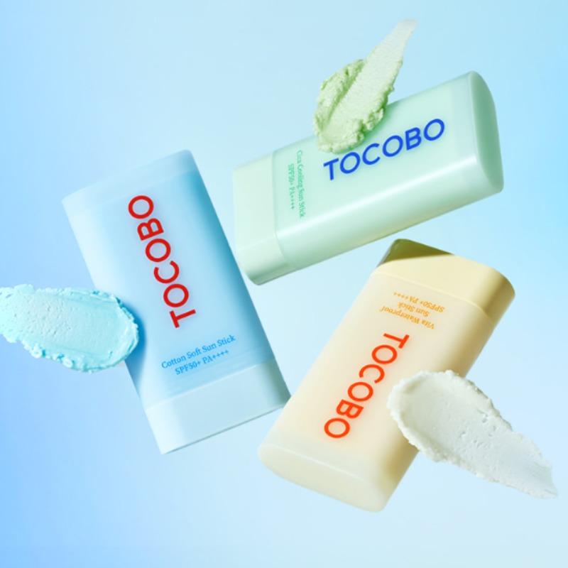 TOCOBO Cotton Soft Sun Stick 19g SPF50+ PA++++ | Vegan Sunscreen Stick | Soft Matte Finish | For Oily & Combination Skin | Korean Skincare