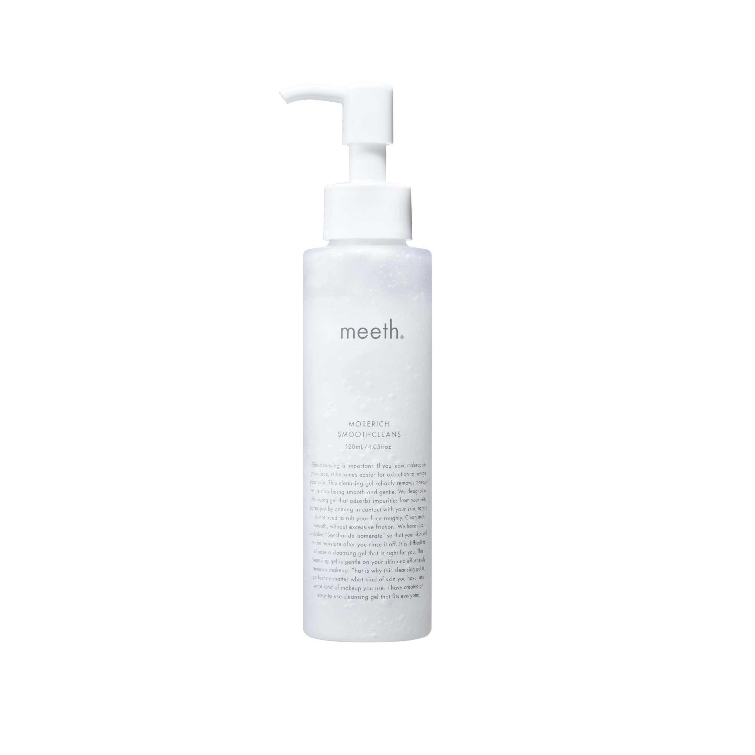 

meeth More Rich Smooth Cleanse 120мл Расширения (Очищение/Снятие макияжа) [Чувствительная кожа/Средство для снятия макияжа/Гель/Кератин/Курозуми/Себум/Уход за порами/Ресницы]