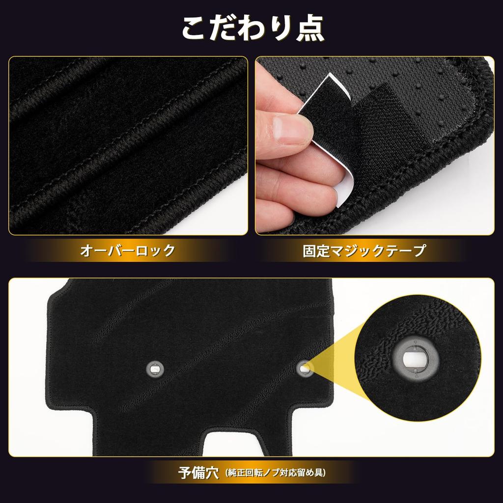 AUTO SPEC Wave Pattern Design Honda Freed GT Series Floor Mats Luggage Covers and Interior Specific To Your Easy Protective Covers + Second-Range +