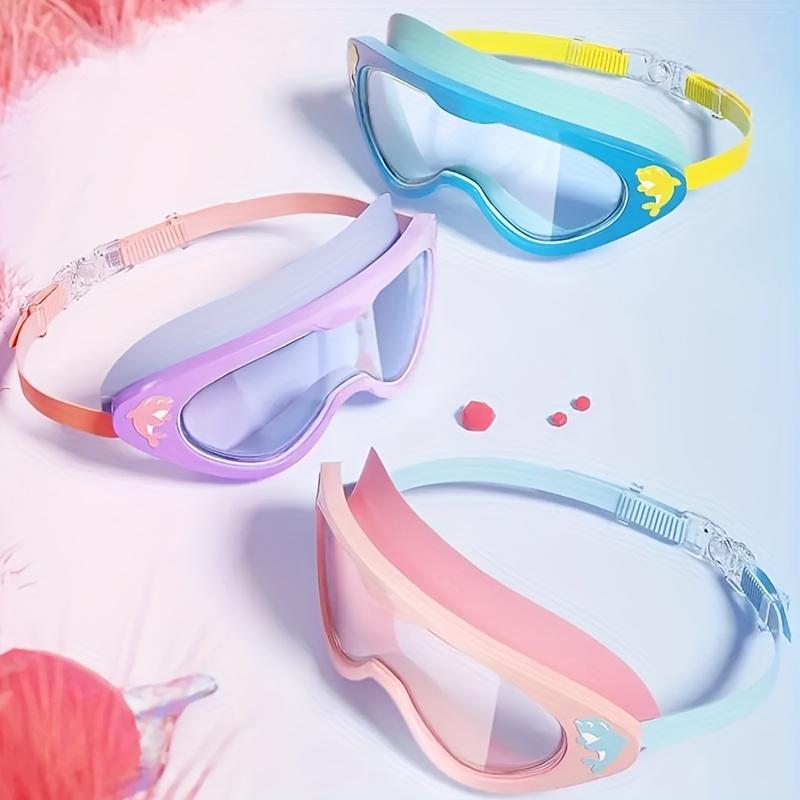 

Kids Swim Goggles Anti-Fog Waterproof HD Wide View Swimming Mask for Boys and Girls--- чорний