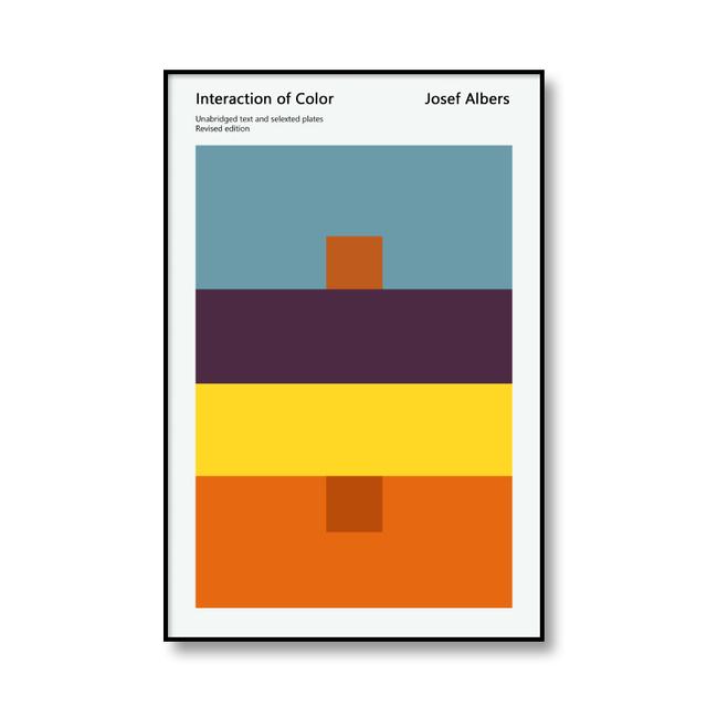 

Йозеф Альберс Минималистское искусство Абстракция Цветной квадратный современный постер Печать на холсте Картина на стену в гостиной Домашний декор 21cm×30cm NoFrame