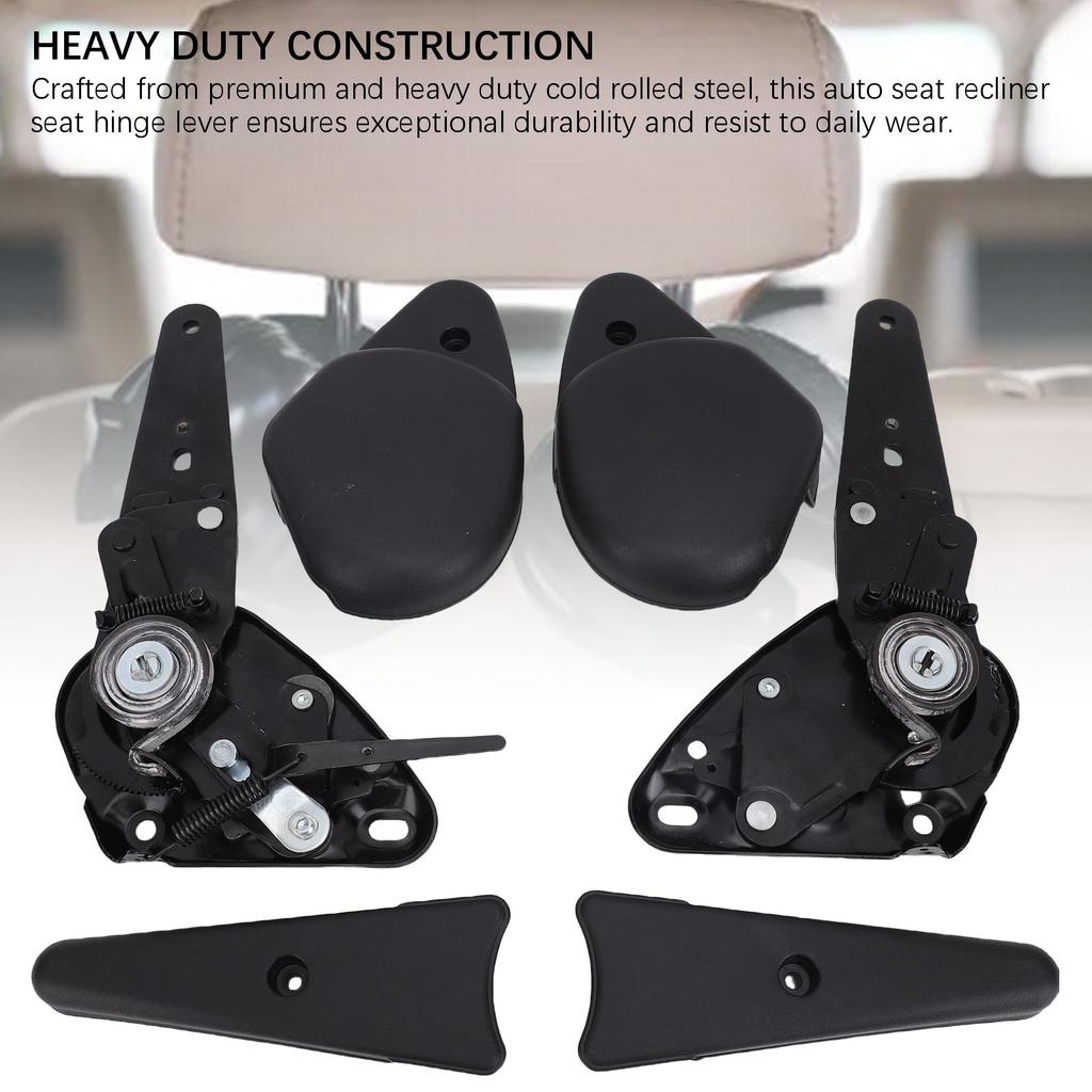 Auto Seat Recliner Seat Hinge Lever Right Side 0 To 150 Degree Adjustment Black Painted Auto Seat Recliner Handle Lever for RV