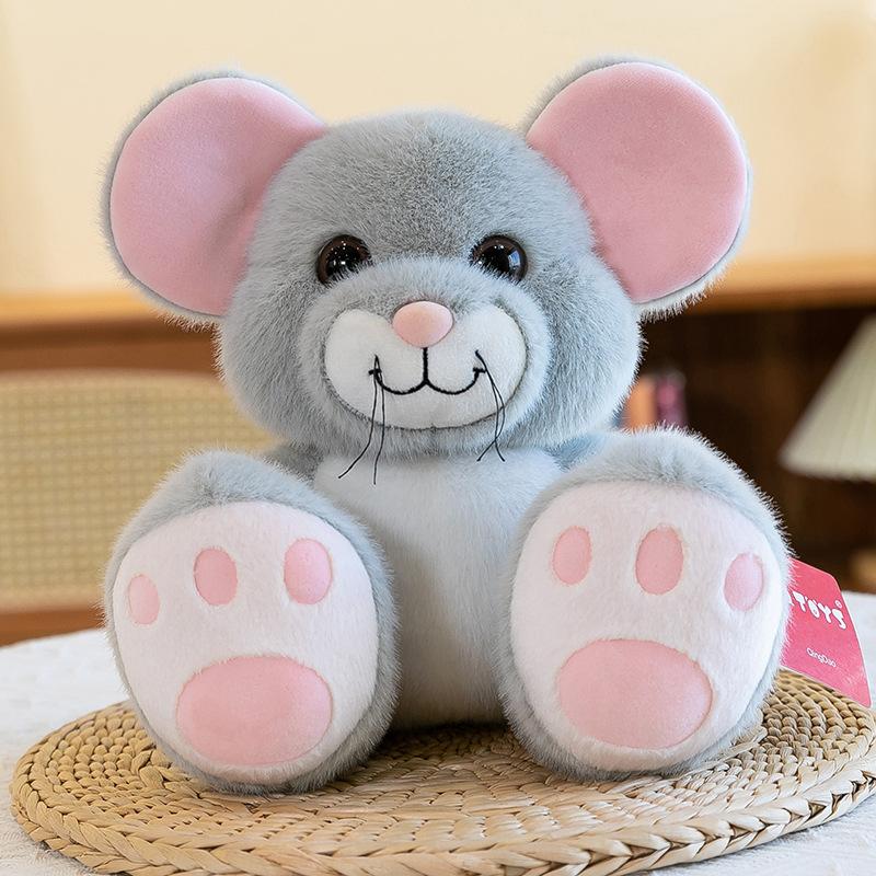 Creative Big Feet Animal Plush Toy Panda Doll Koala Fox Raccoon Doll Children'S Gift Grab Doll