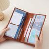 Passport Cover Travel Wallet Purse Passport Clip Retro PU Leather Passport Bag  Women