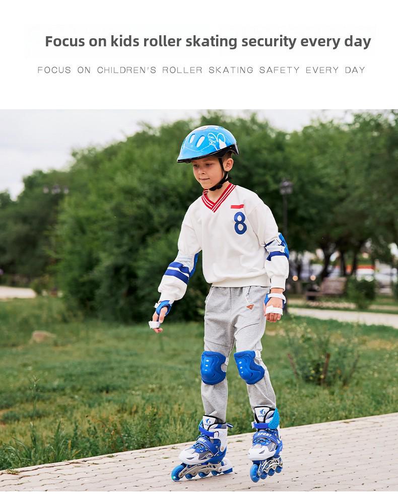 Children's Adjustable Flashing Roller Skates for Boys and Girls