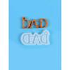 Shiny Glossy DAD and MOM Letter Style Keychain Mold Fashion Resin Silicone Mould Craft for DIY Pendant Necklace Charms Jewelry Making Tools