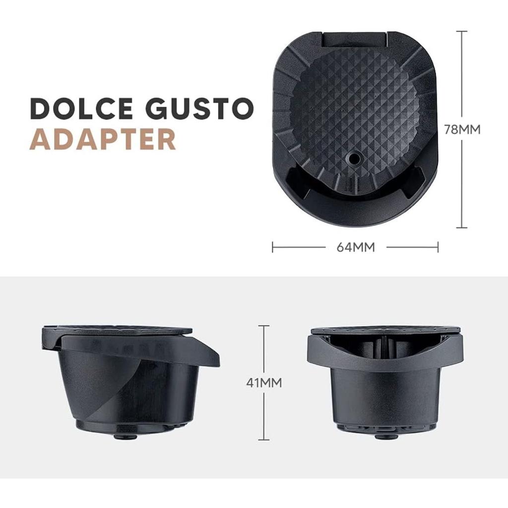 Coffee Capsule Pod Converter for NS Original Capsules, Reusable Coffee Pods Adapter Refill Coffee Capsule Converter Holder Compatible with Dolce Gus