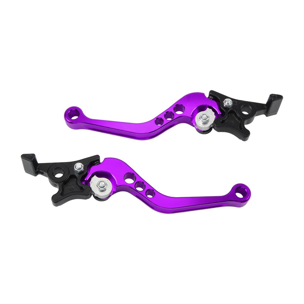 CNC Aluminum Motorcycle Brake & Clutch Levers 2Pcs Adjustable Universal Motorbike Handle for Dirt Bike ATV Scooter Accessories