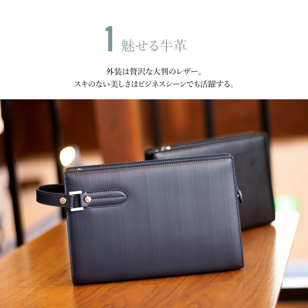 Dom Teporna Vinyl Leather Smart Compact Clutch Black Men's Bag,