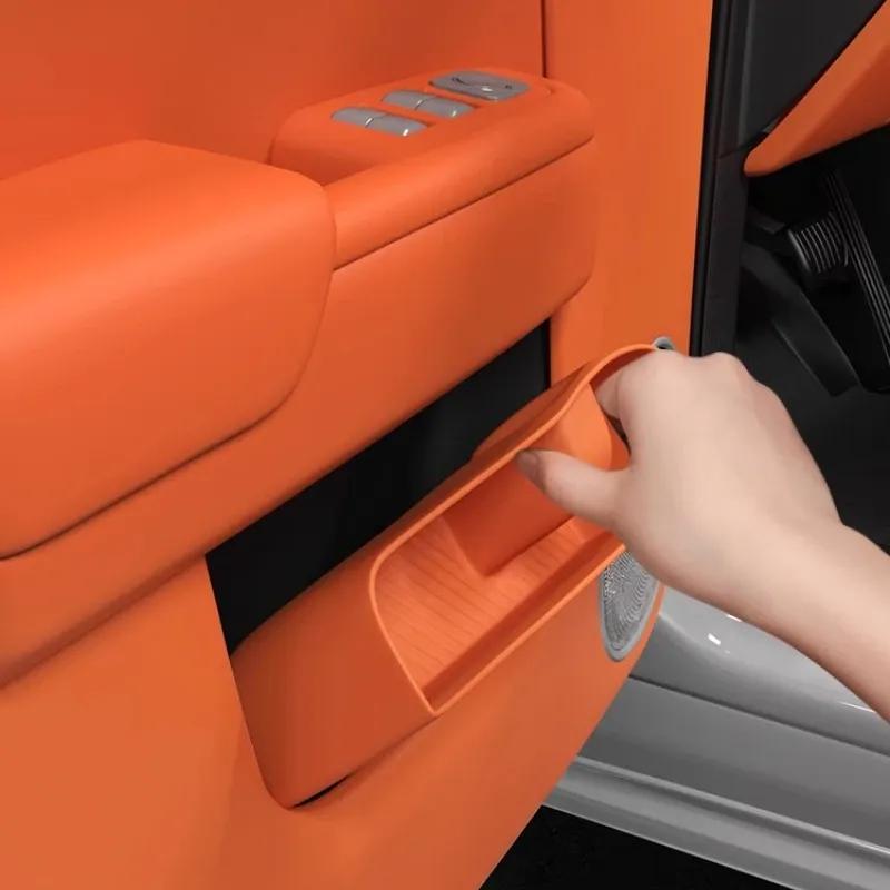 Door Storage Box Pad Door Slot Pad For LEADING IDEAL L6/L7/L8/L9 Garbage Bag Storage Box Car Interior Decoration Car Accessories
