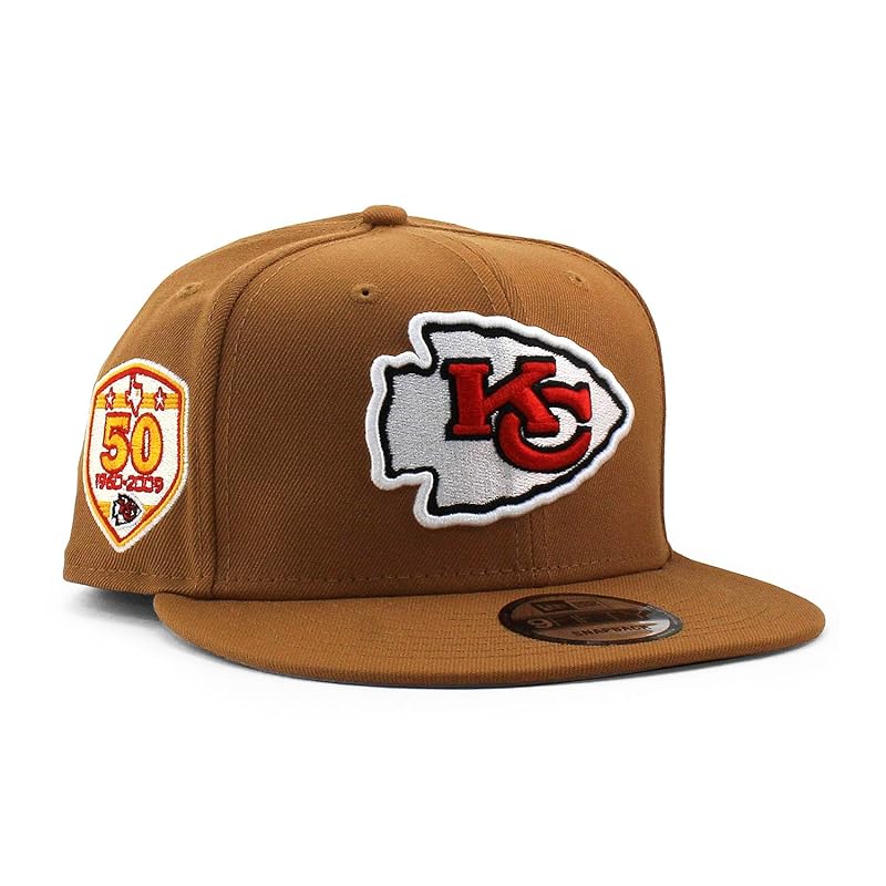 

[New Era] cap 9FIFTY snapback kansas city chiefs NFL 50TH ANNIVERSARY SNAPBACK CAP KANSAS CITY CHIEFS side patch SIDE PATCH super bowl hat 950
