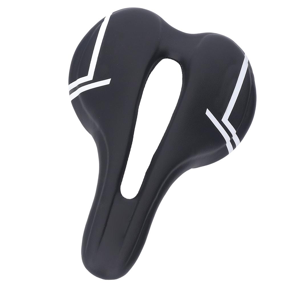 Mountain Bike Saddle Cushion Microfib  PU Lth  Hollow Brthable for Road Riding