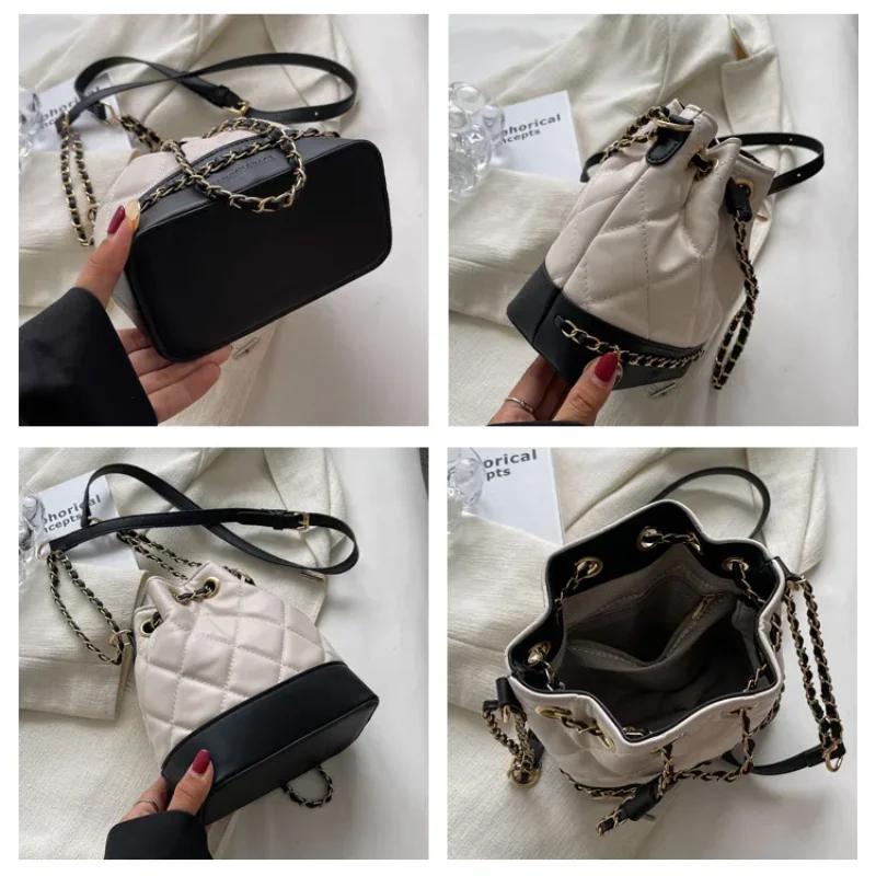 Feminine Classic Shoulder Bag Ladies Fashion New Summer Crossbody Bag Girl Retro Leather Bag