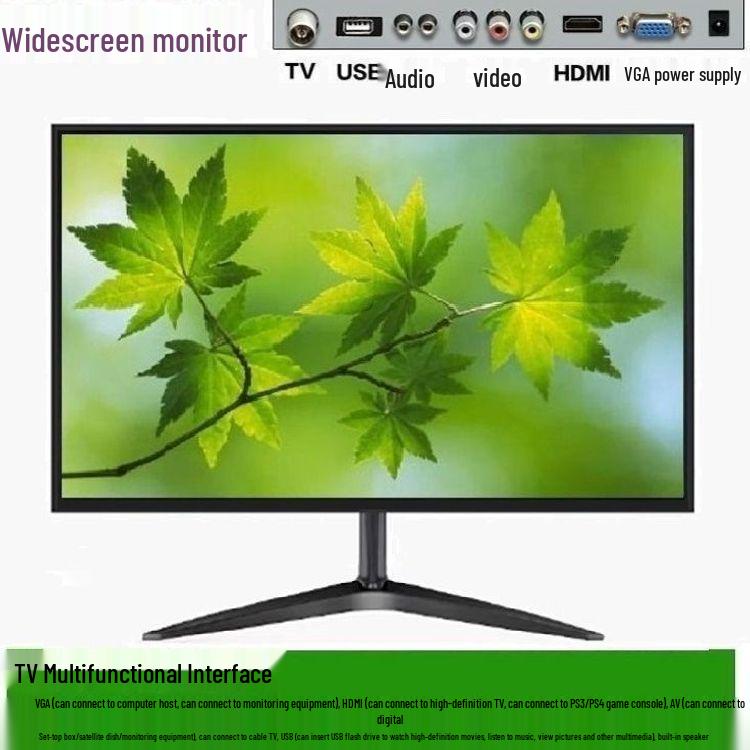 Brand New LCD Desktop Monitor: 19", 22", 24", 26", 28", 30" Display Options